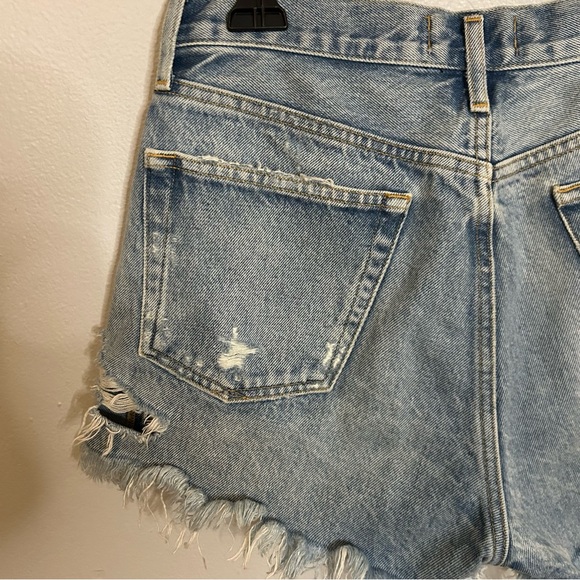 Agolde Parker Vintage Cut-off  denim shorts size 26 - Picture 7 of 9